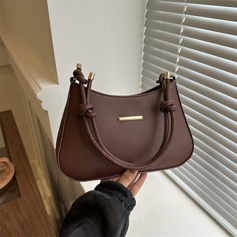 Women'S High-End Hand-Held Armpit Small Square Bag